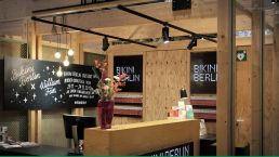 Umgebung und Design der Läden von Bikini Berlin